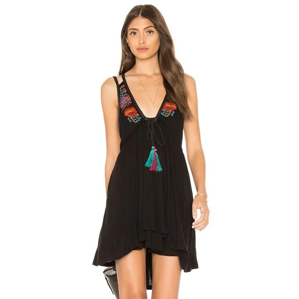 Free People Lovers Cove Mini Dress